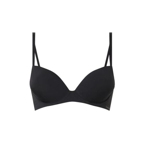 Calvin Klein Seductive Comfort Demi Cup Bra - Black