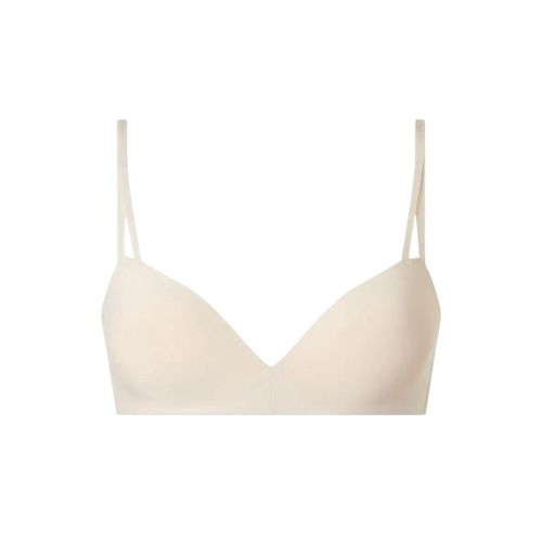 Calvin Klein Seductive Comfort Non Wired Plunge Bra - Beechwood