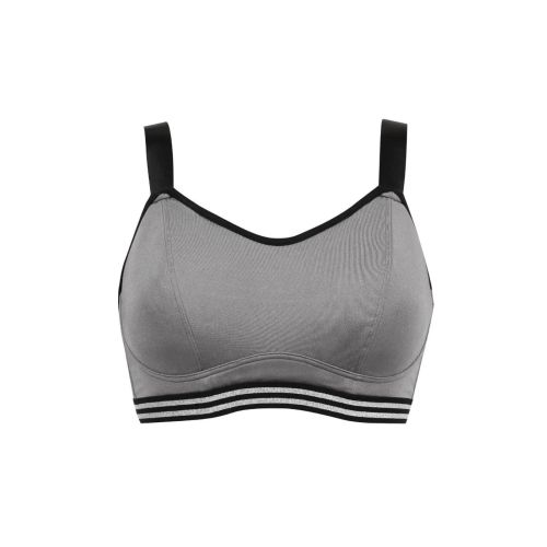 Pour Moi Energy Empower Convertible Sports Bra - Silver/Black