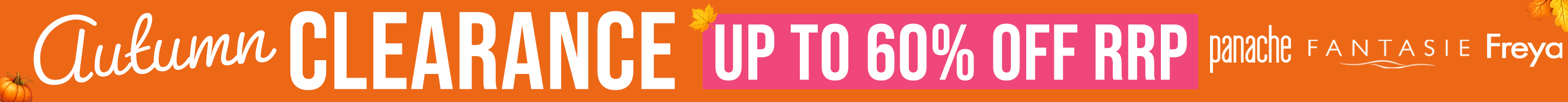 Autumn Clearance Event - Up to 60% Off RRP